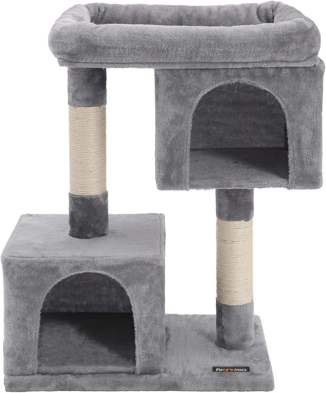 Cat Tree for Large Cats, Cat Tower 2 Cozy Plush Condos and Sisal Posts